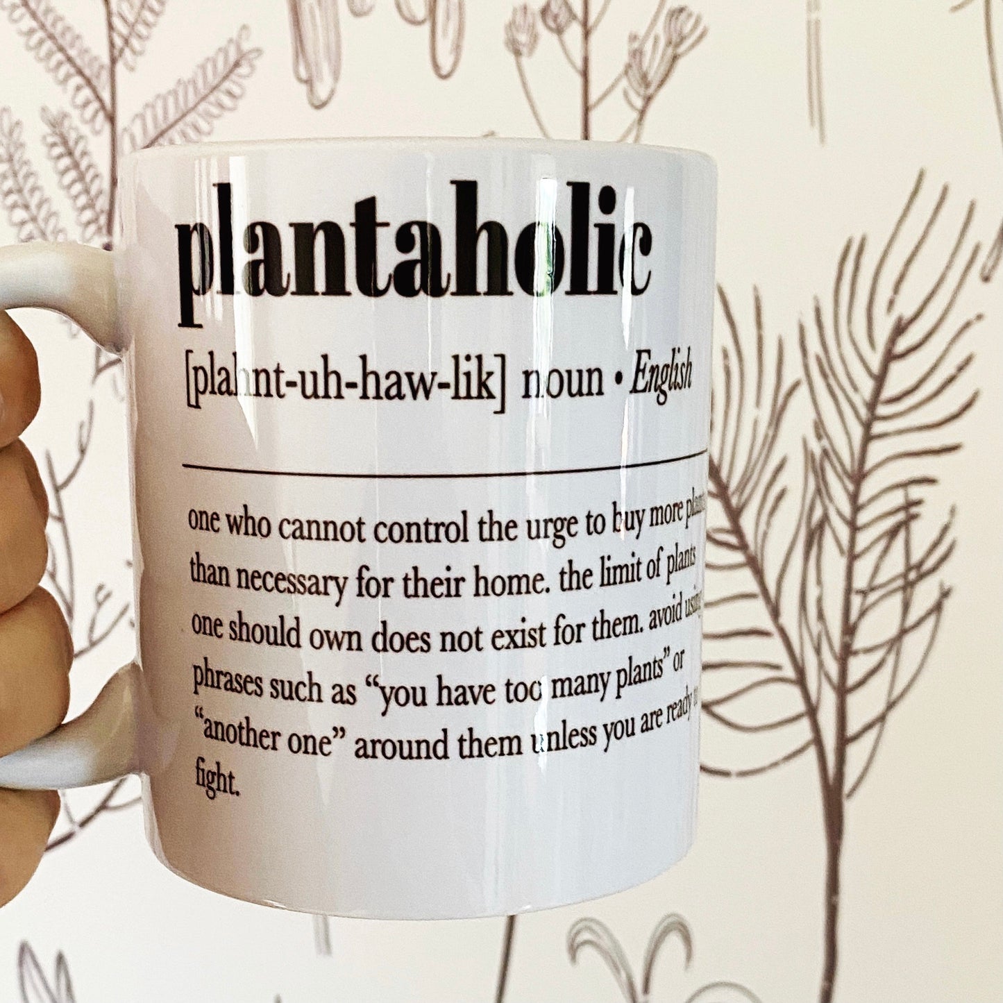 Plantaholic mug