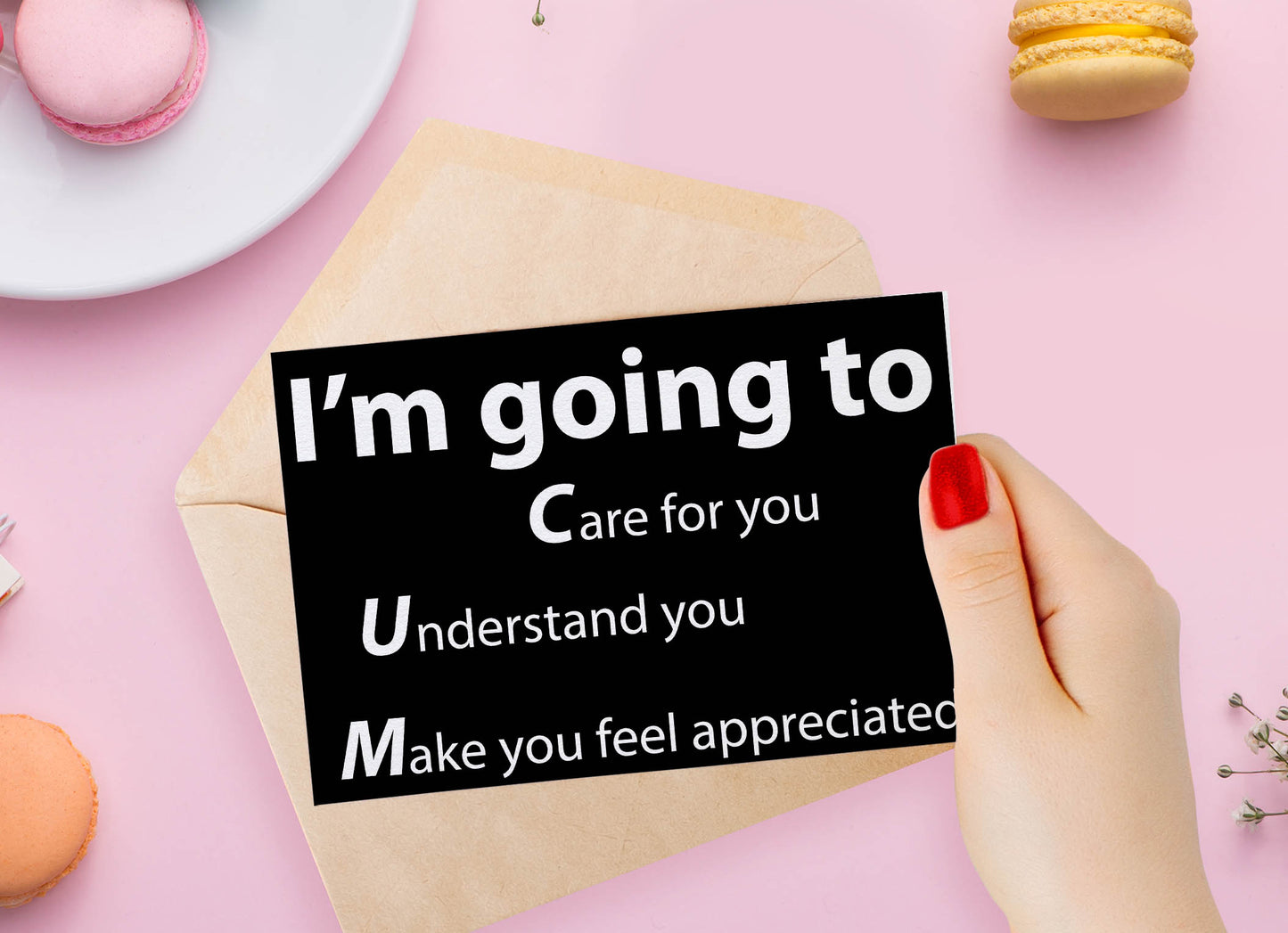 I'm going to card