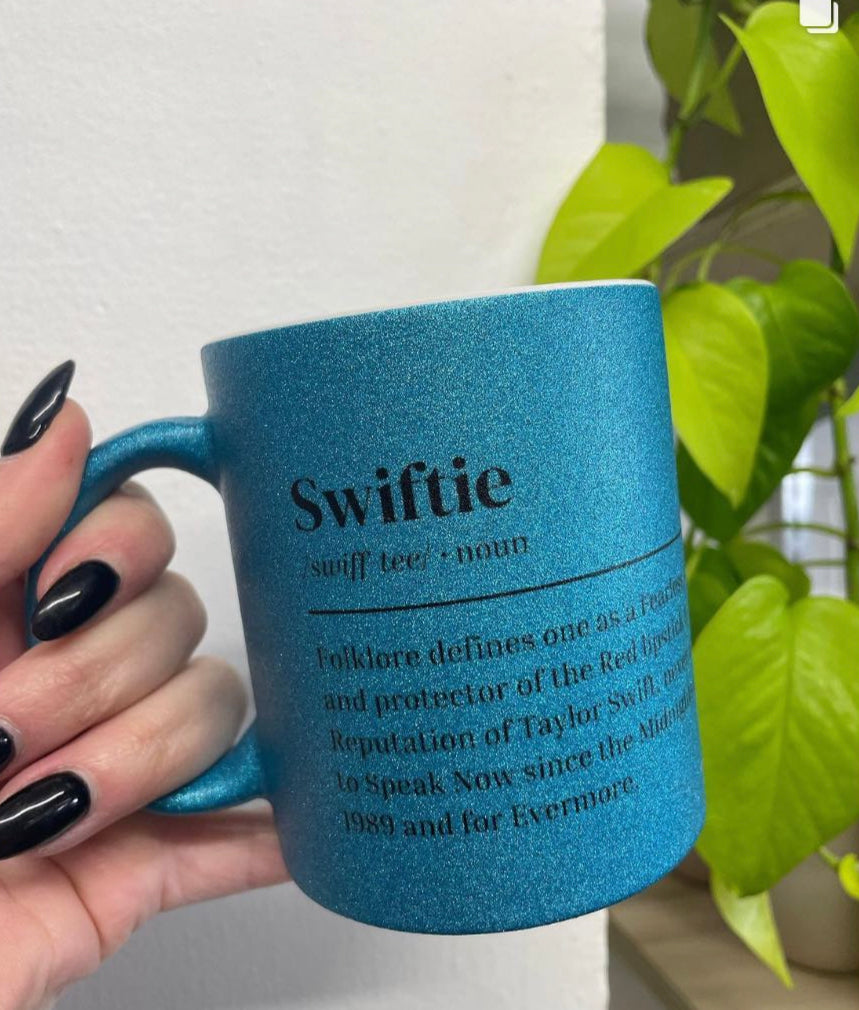 Taylor Swift Swifty glitter mug