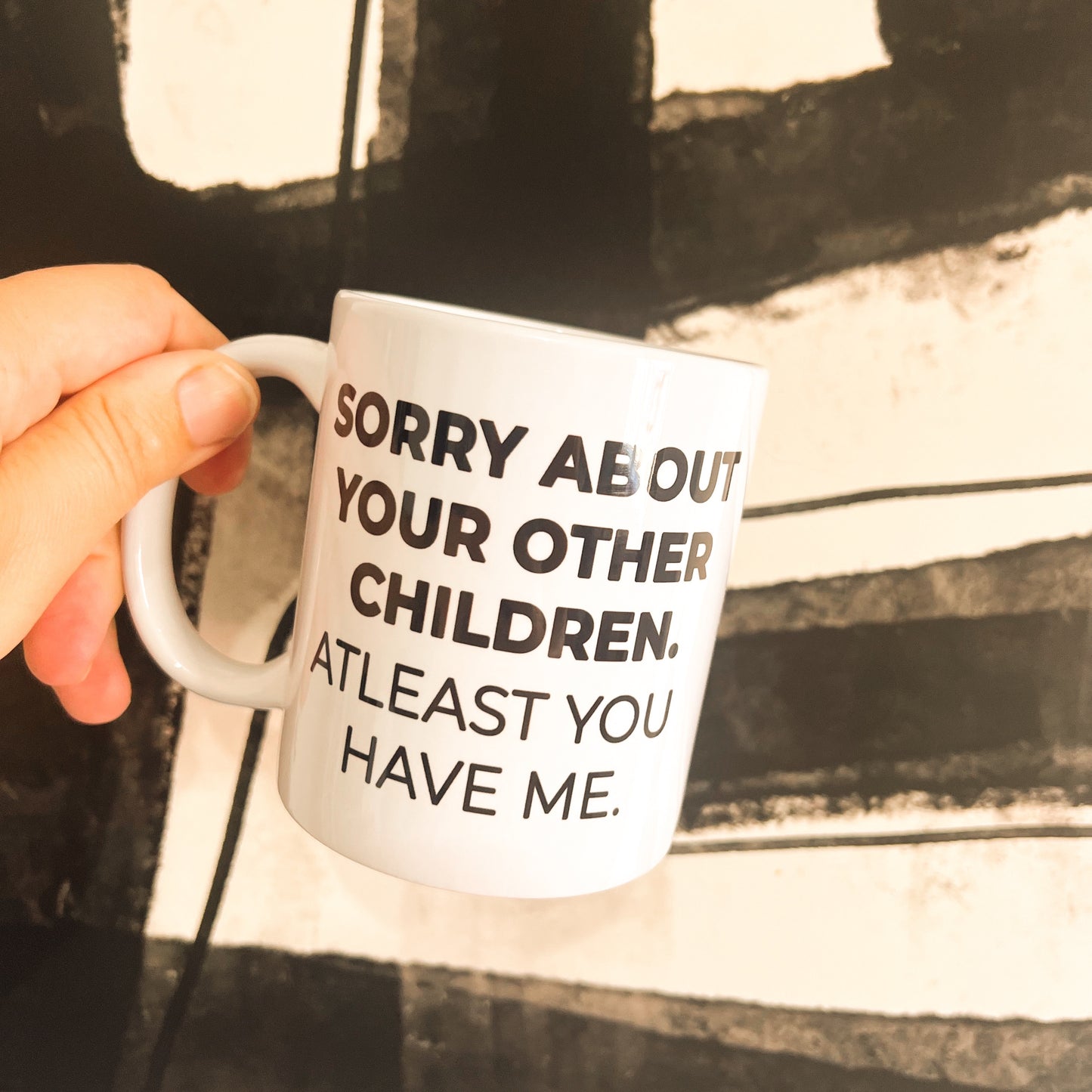Sorry about your children mug