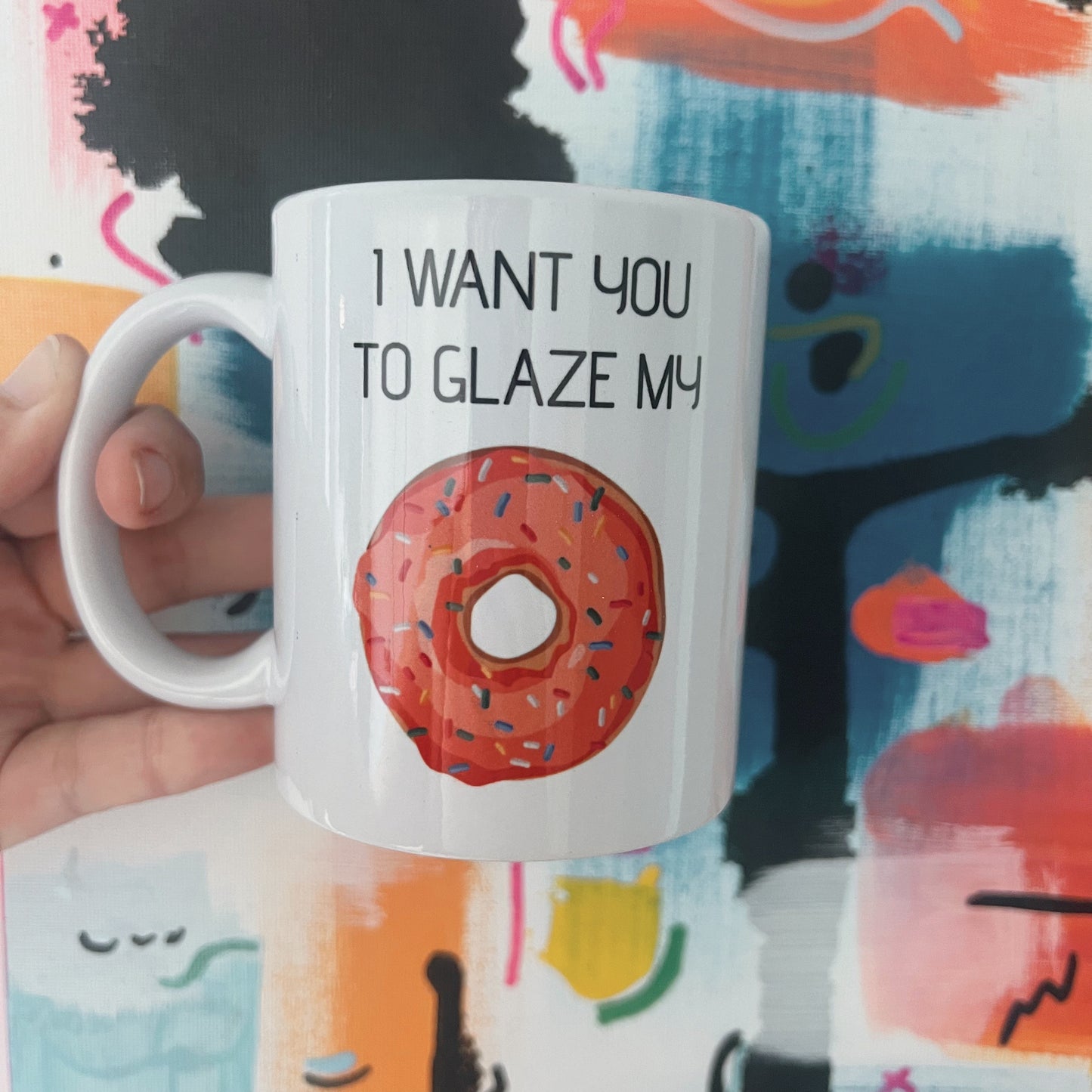 Donut mug (Valentine’s Day)