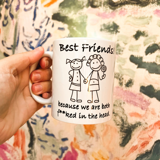Best friends cos mug