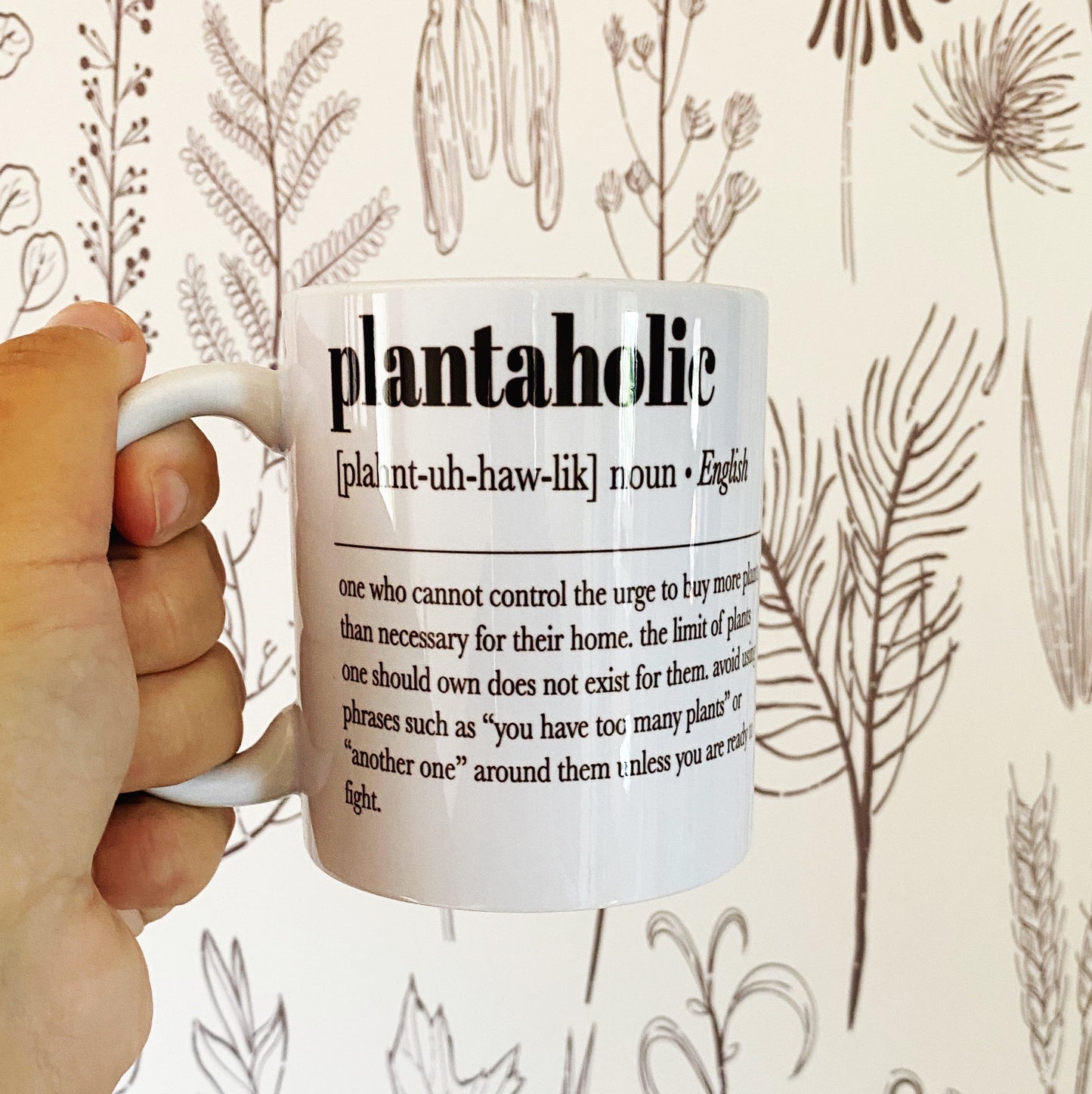 Plantaholic mug