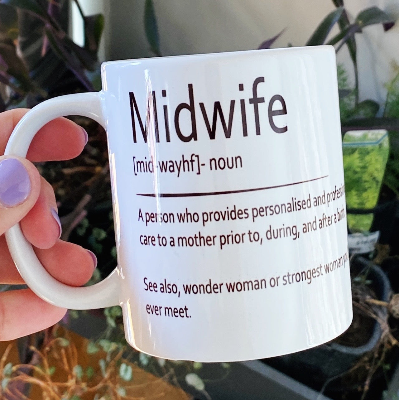 Midwife definition mug