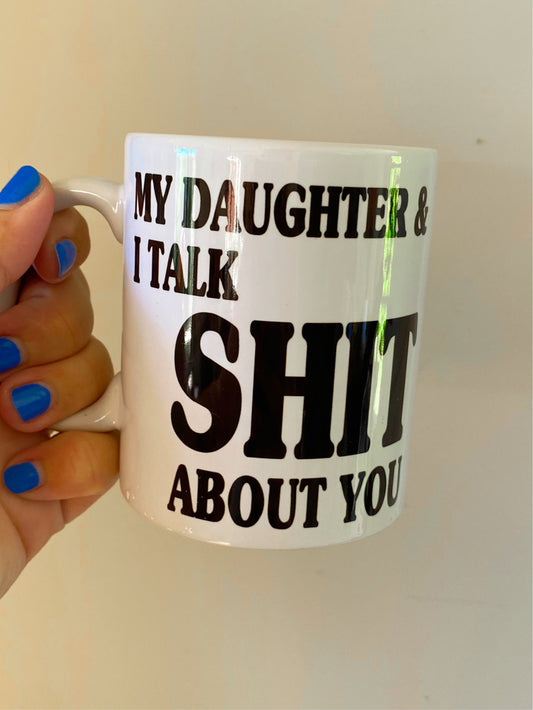 My daughter and i mug