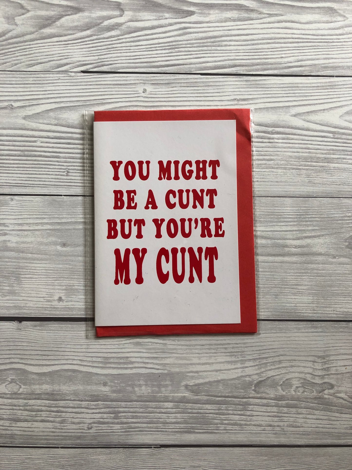 cunt card romantic card