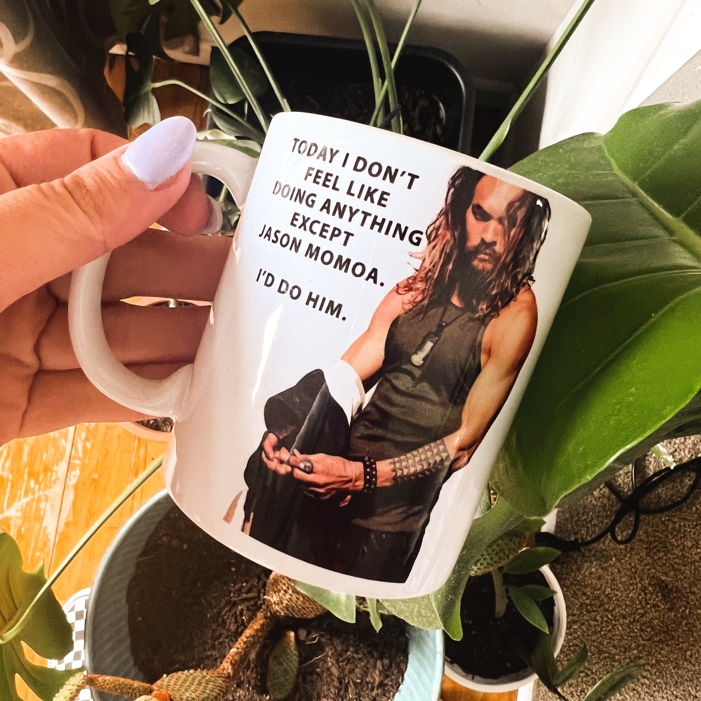 I'd do custom mug