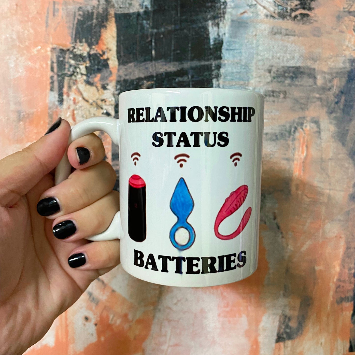 Relationship status mug