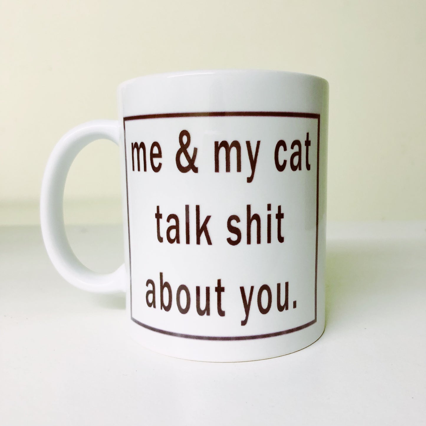 My cat/dog and I talk about you
