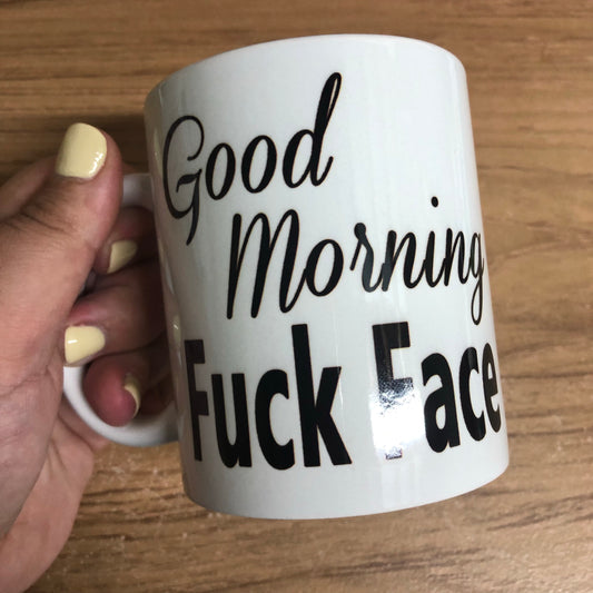 Good morning f f mug