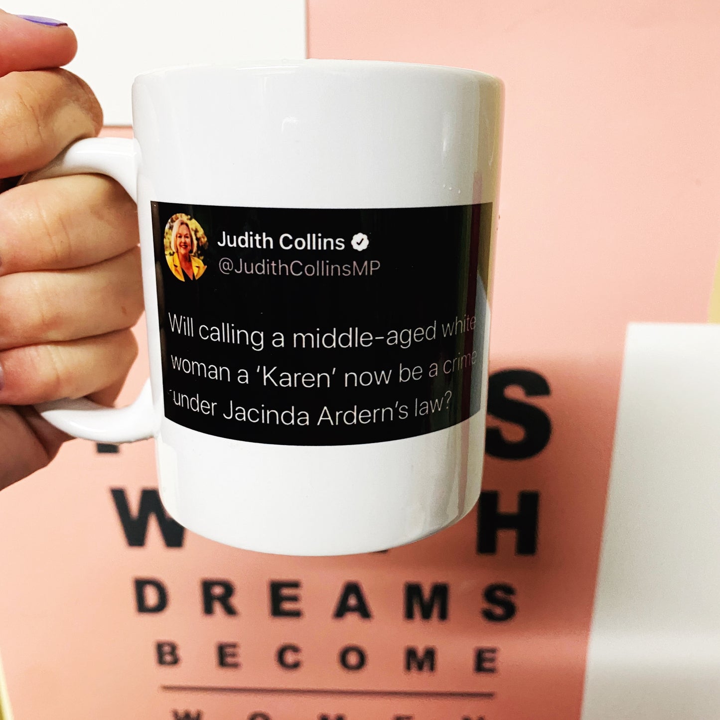 Judith Karen tweet mug