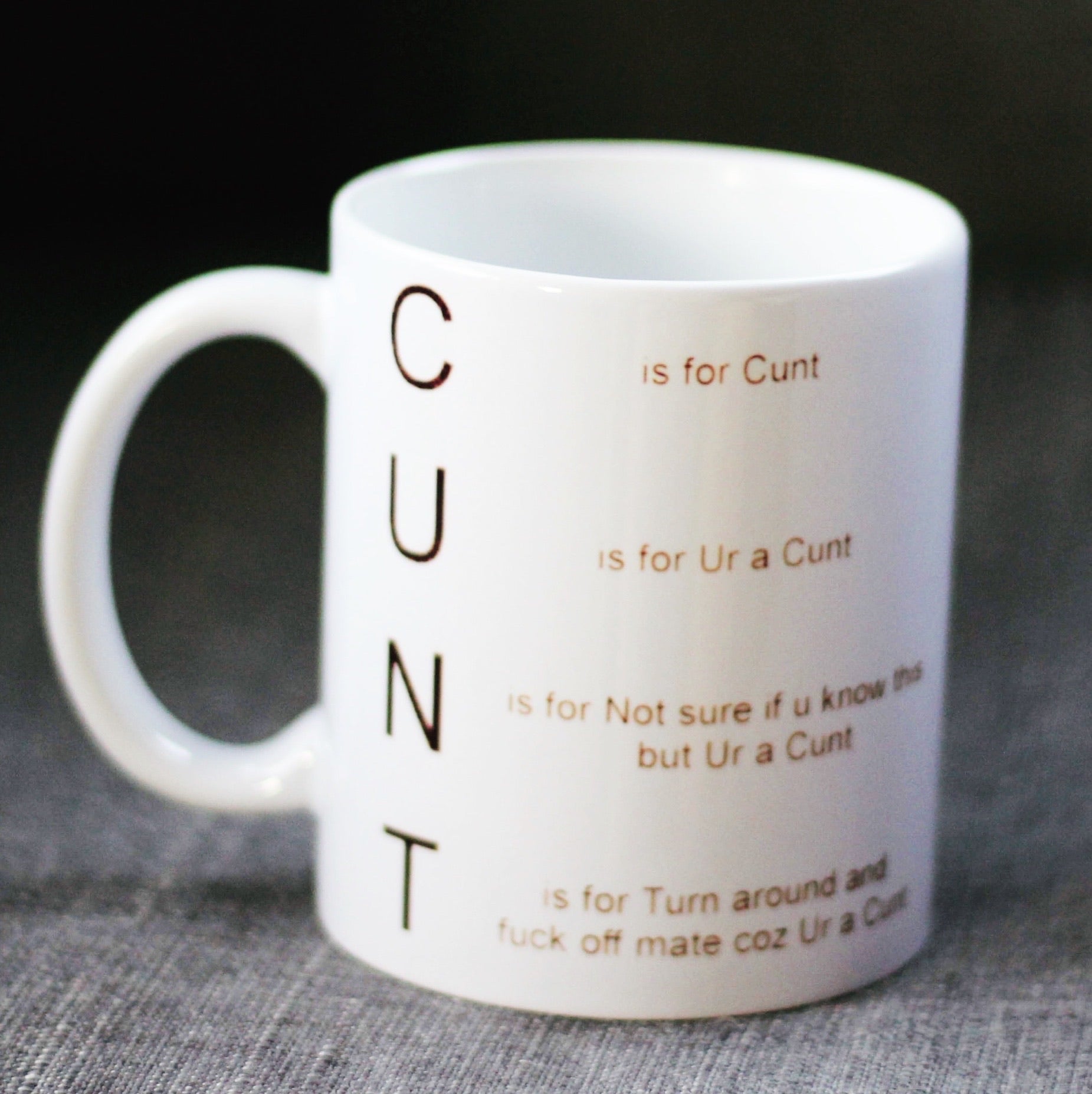 cunt mug 