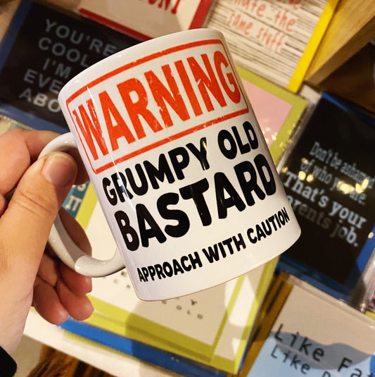 Grumpy old mug