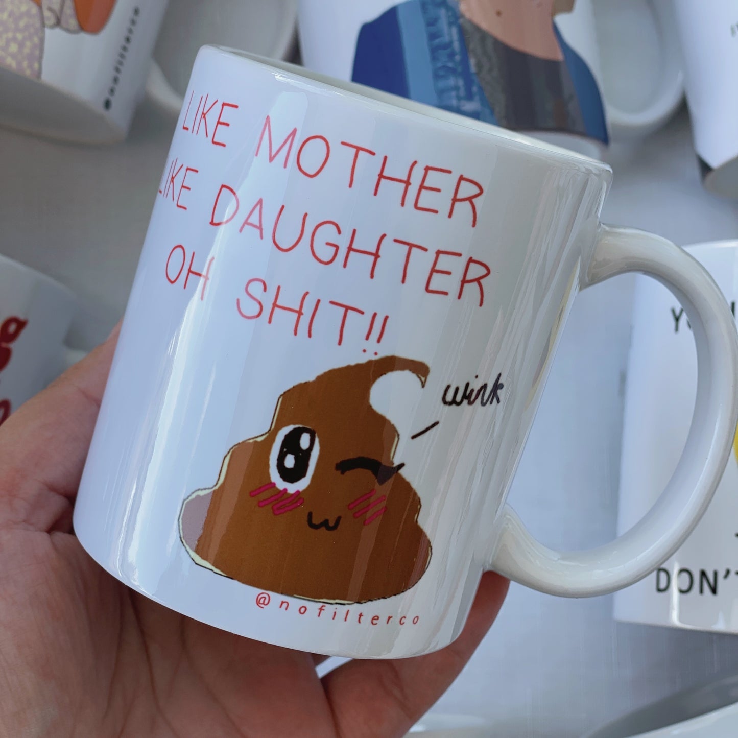 Like mum like daughter mug