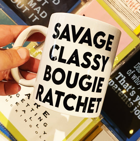 Savage Classy Bougie Ratchet Mug NZ 