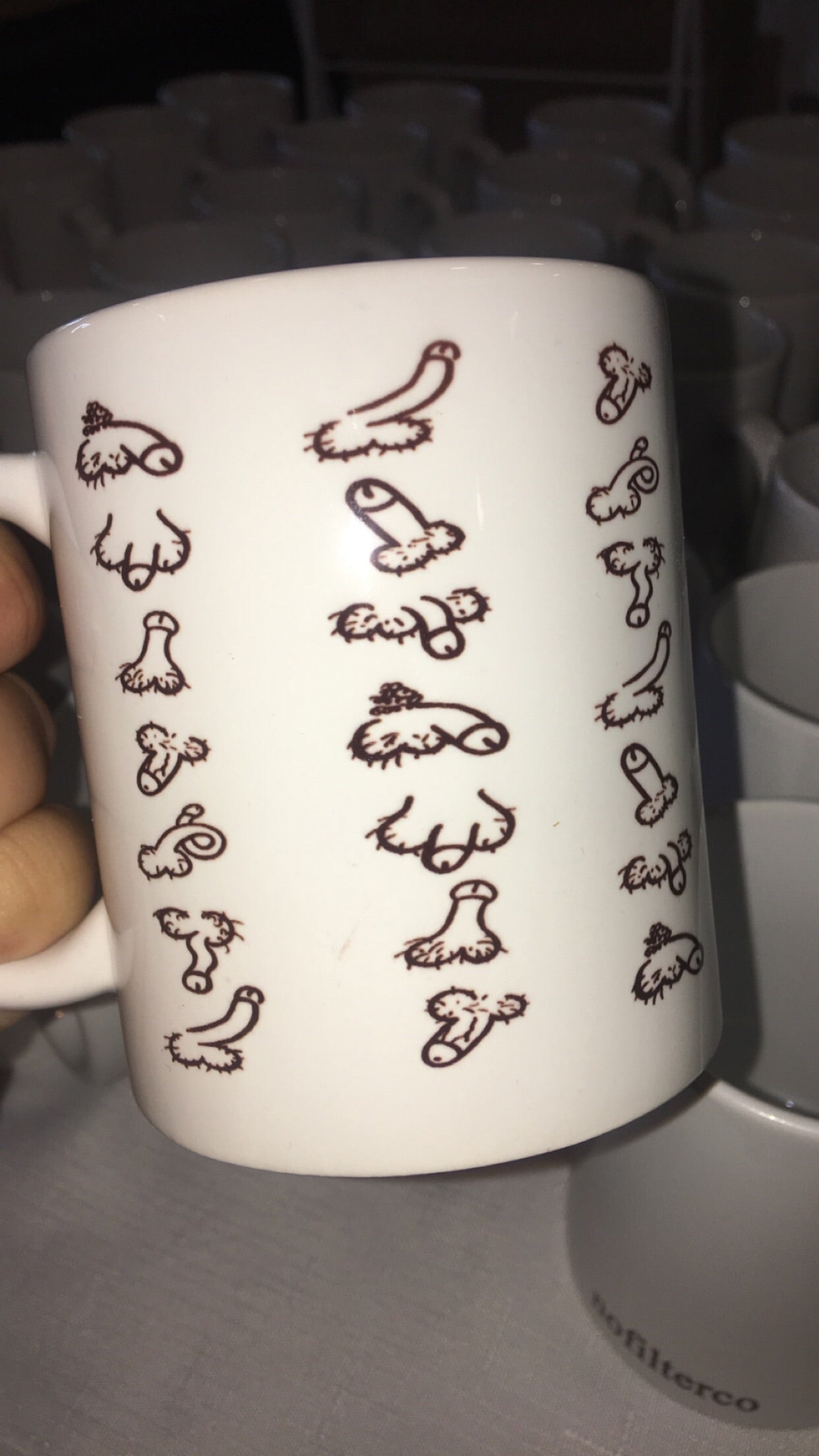 Many penis mug