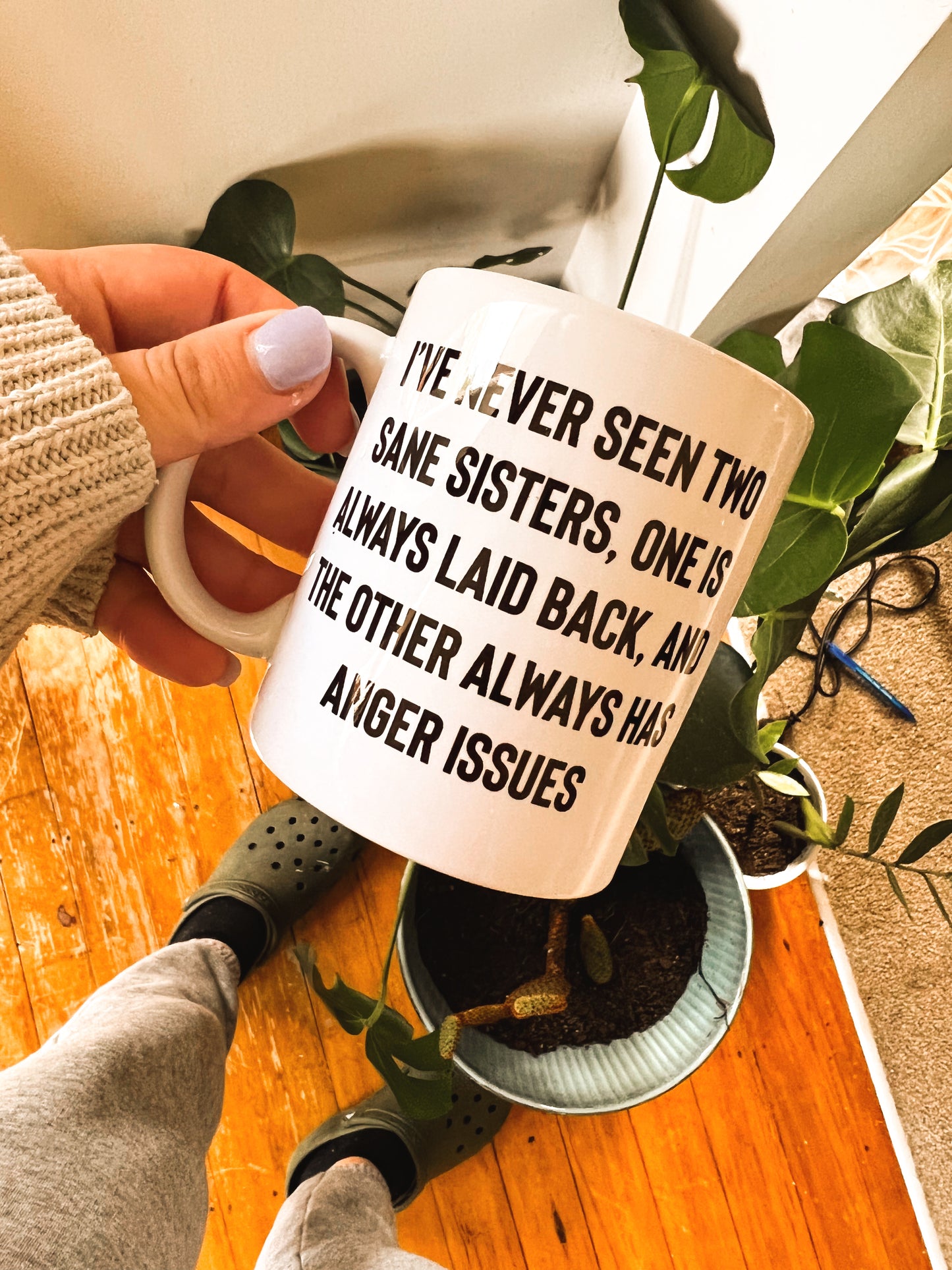 Sane sister sisters mug