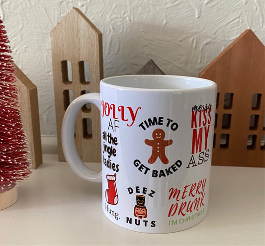 Edgy Christmas mug