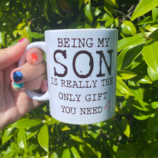 Being my son gift mug